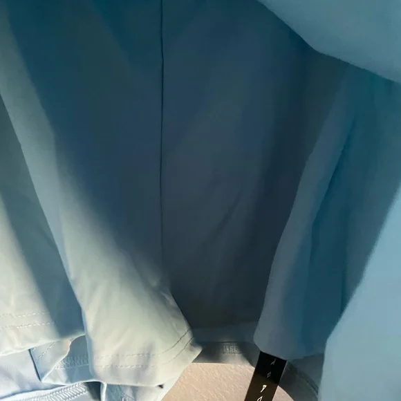 West Fade Light Blue Contrast Piping Pickleball Tennis Sporty New Mini Dress XS - Picture 9 of 16